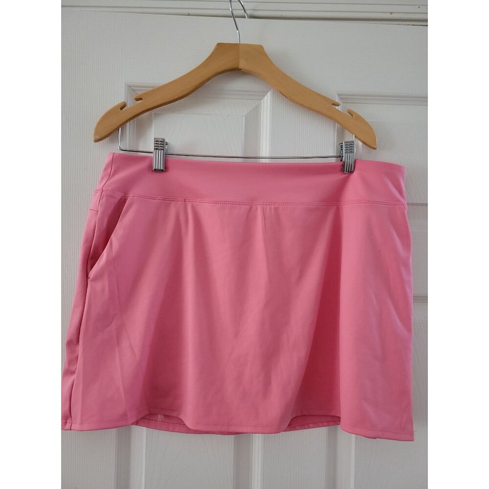 Tommy Bahama Womens Pink Golf Skort size XL Pickleball Tennis UPF 50 active